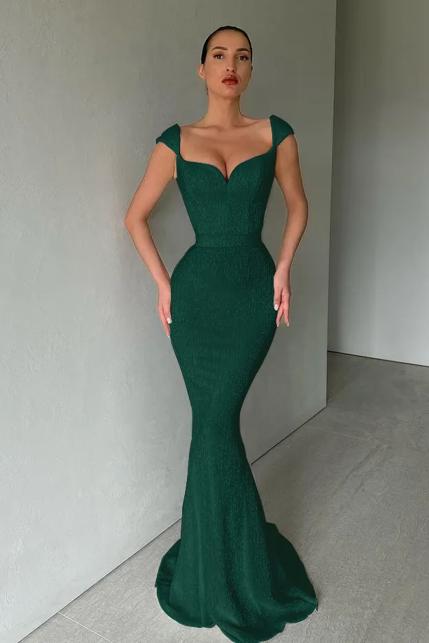 Charming Mermaid Off Shoulder Sequins Long Party Dress, Sequins Formal Dress Prom Dress