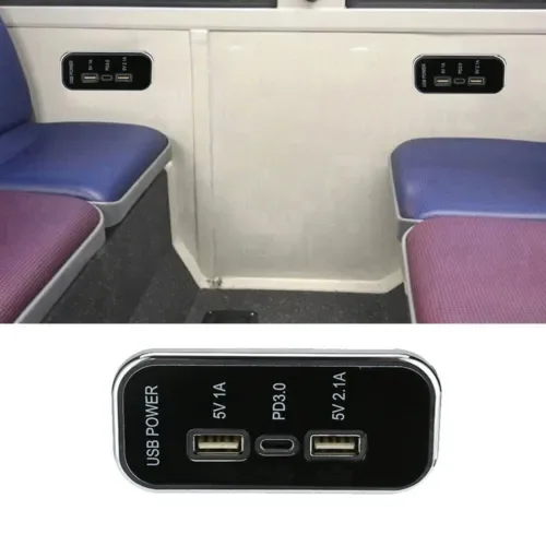 Dronehint 3 Ports USB Type C PD 2.1A 1A Car Charger Socket Power Adapter Car Parts (For: GMC) Parts