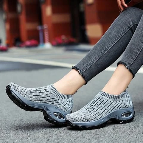 Women's Orthopedic Arch Support Daily Walking Running Shoes - vzzhome