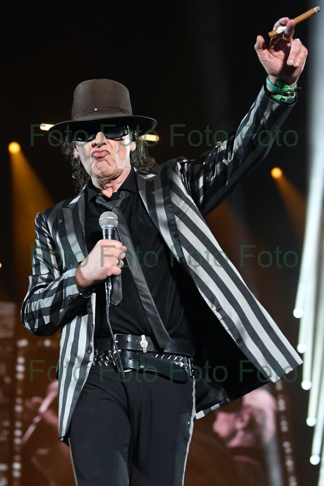 Udo Lindenberg Rock Musik Maler Foto 20 x 30 cm ohne Autogramm (Be-59