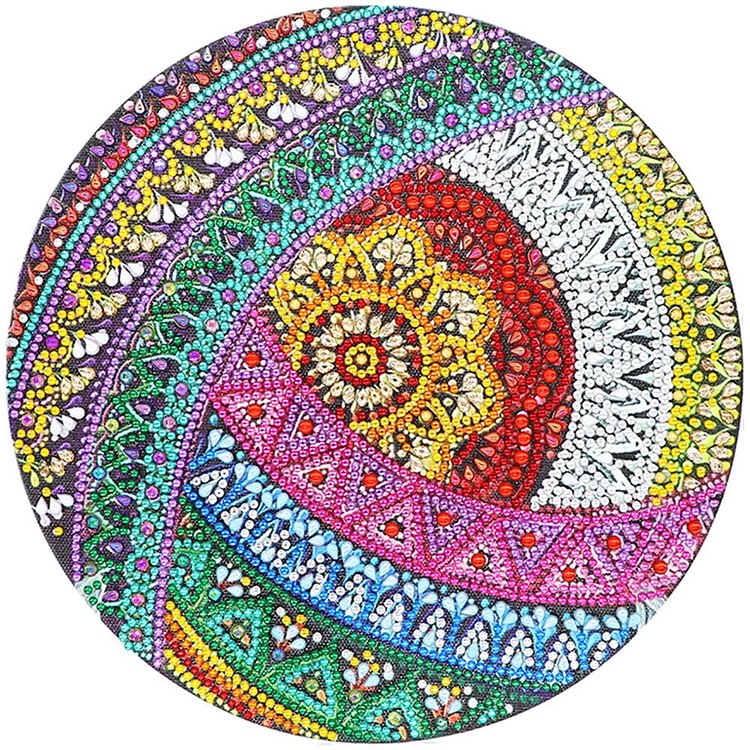 Mandala  Special Shape Partial  Diamond Painting 30*30cm