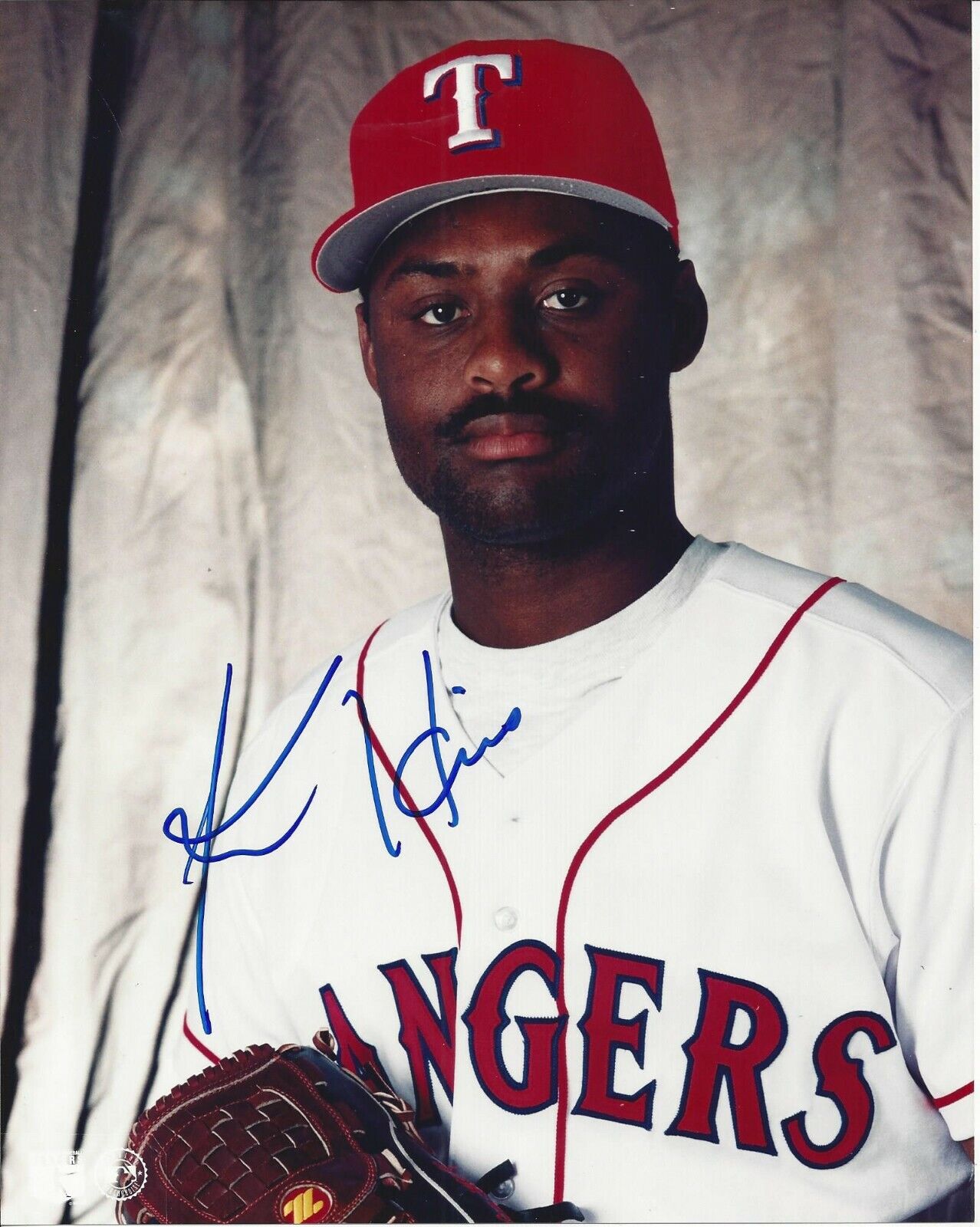 Ken Hill Autographed 8x10 Texas Rangers#S994