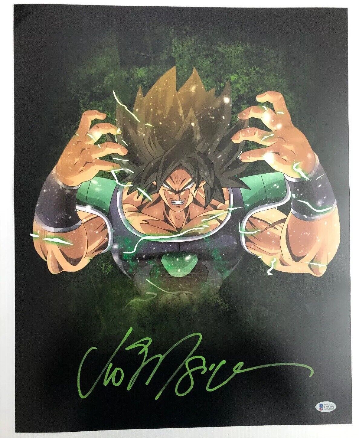 Vic Mignogna Signed Autographed 16x20 Photo Poster painting Dragon Ball Z Super Broly BECKETT 2