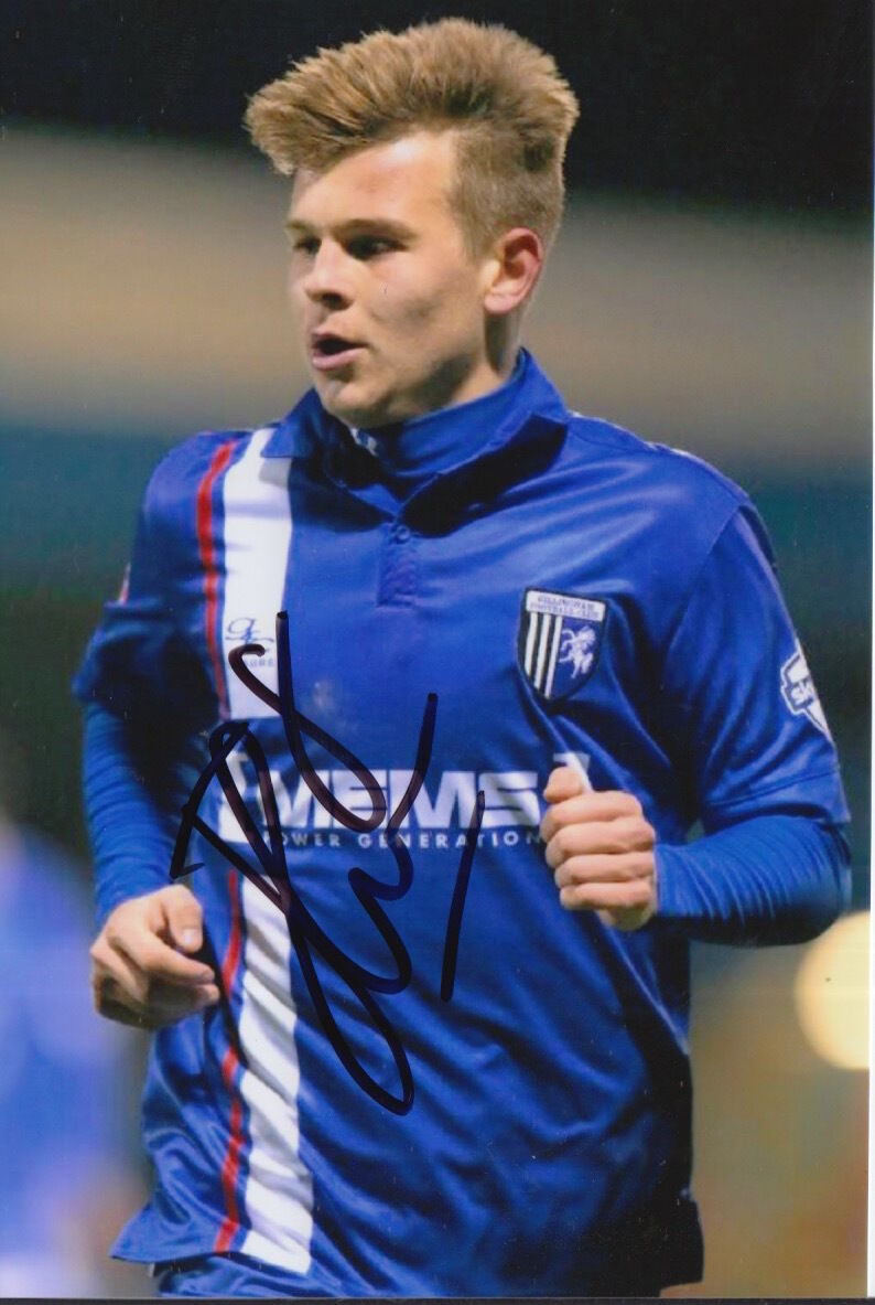 GILLINGHAM HAND SIGNED JAKE HESSENTHALER 6X4 Photo Poster painting 1.