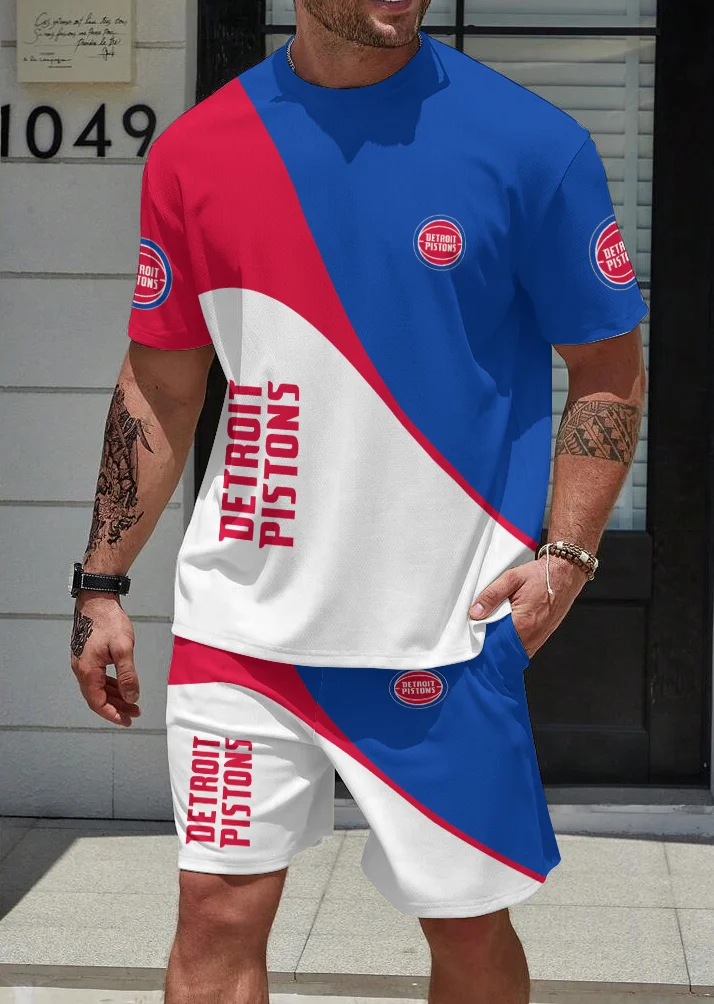 Detroit Pistons  Limited Edition Top And Shorts Two-Piece Suits