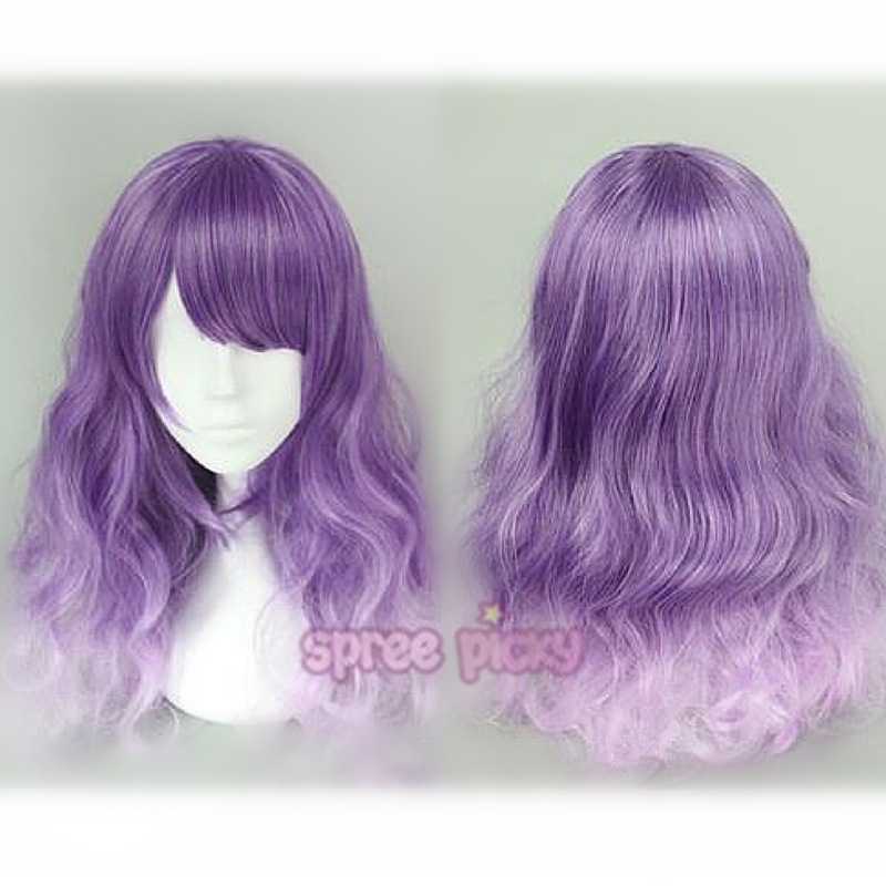 Purple Lolita Long Curly Hair Wig SP166372