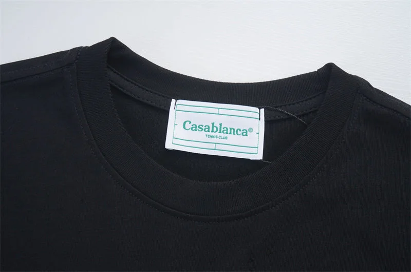 Casablanca 2023 new fashion T-shirt short sleeves