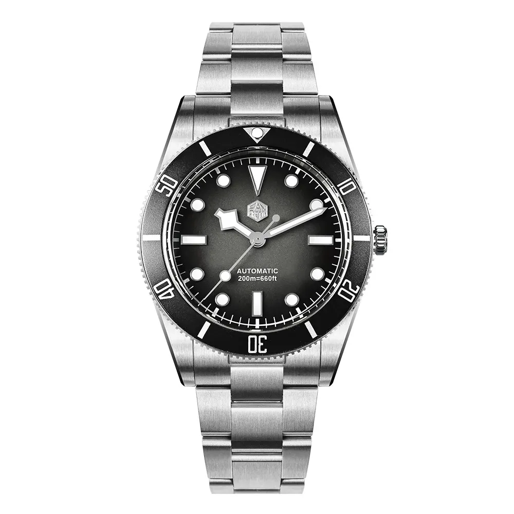 San Martin 37mm Vintage Diver Watch ST2130 Automatic Gradient Dial Sapphire Crystal SN0138-B2 San Martin Watch San Martin Watch