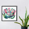 Diamond Painting-DIY Full Square Drill Green Cute Flower Fairy(35*35CM)