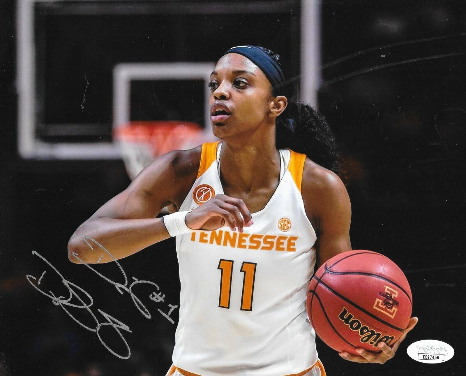 Diamond DeShields Chi Sky signed Tennessee Lady Volunteers 8x10 Photo Poster painting Vols 3 JSA