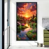 (Big Size) Luoxia Landscape - 11CT Stamped Cross Stitch 40*70cm/15.75*27.56in