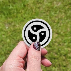 pornhint Pornhint BDSM symbol sticker~ Waterproof bondage discipline punishment aftercare~ Gifts for him her dom sub~ water bottle laptop~ fetish kink adult