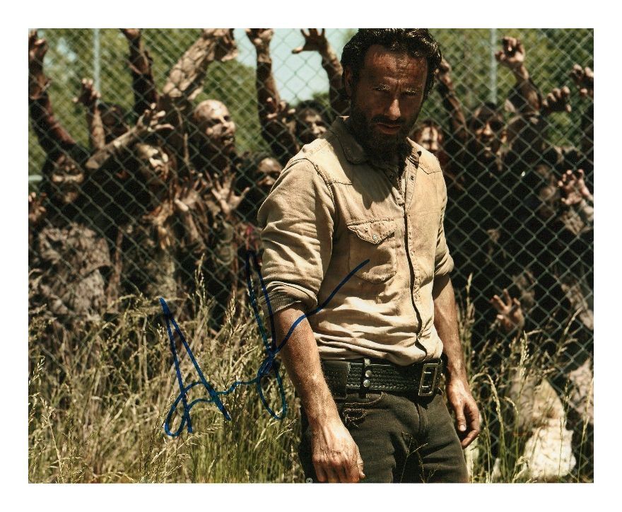 ANDREW LINCOLN - THE WALKING DEAD AUTOGRAPHED SIGNED A4 PP POSTER Photo Poster painting PRINT 1