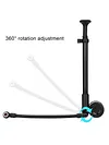 300PSI Bicycle Air Pump with Gauge Bike Shock Pump for Fork & Rear Suspension