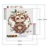 4pcs Diamond Painting -DIY Round Drill Animal