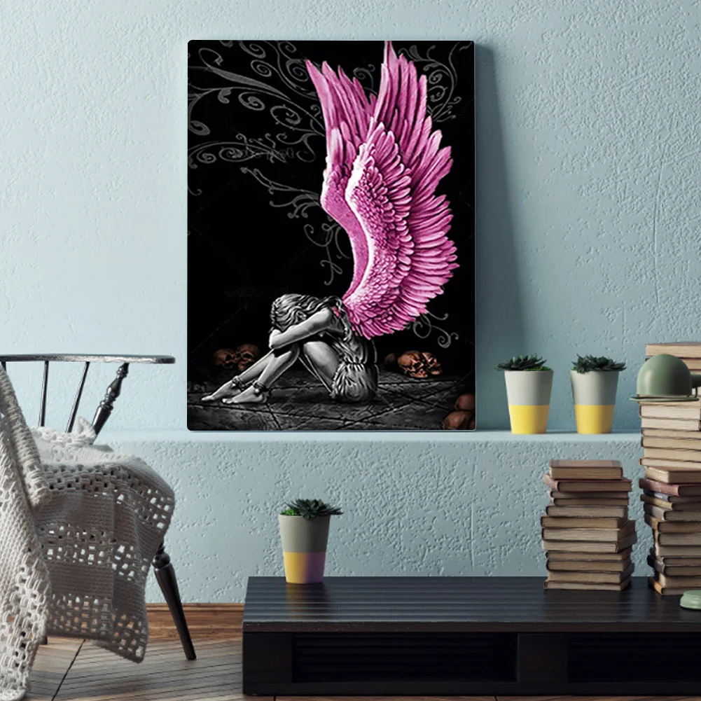 11ct Stamped Cross Stitch - Wing Angel(40*50cm)