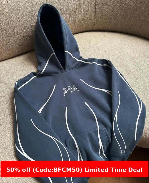 aelfric eden hoodie Y2K Lightning American Street Fashion Hoodie Men's and Women's Loose Sweater