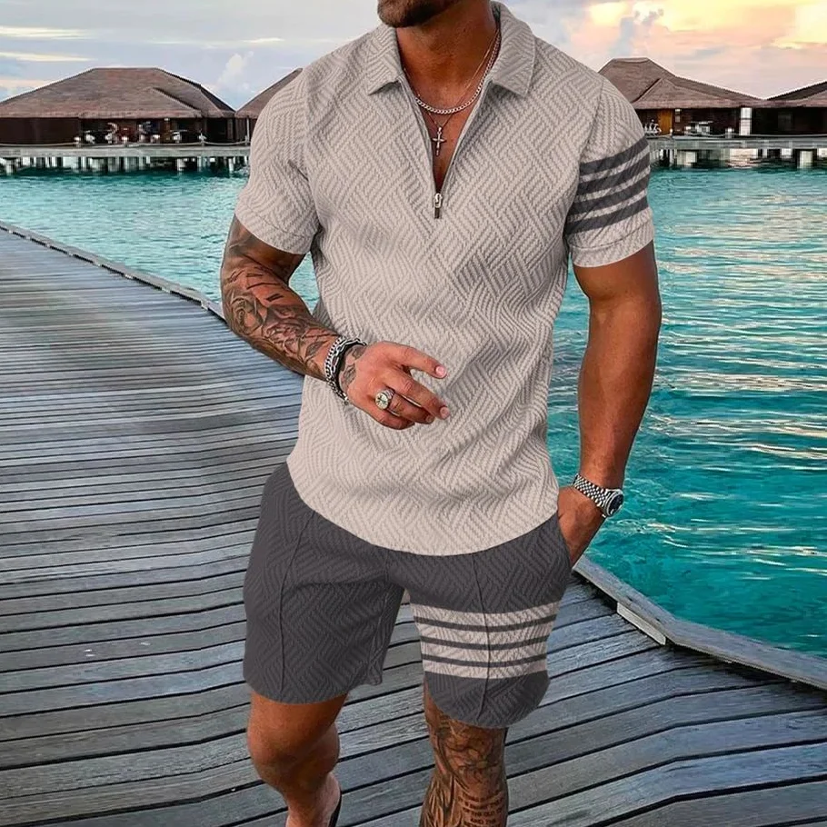 【BUY 2 GET FREE SHIPPING】retro casual polo suit