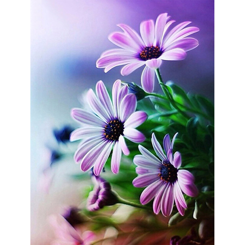 

40*50CM - Square Drill Diamond Painting - Flowers, 501 Original