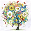 Lucky Tree-Partial 9CT Stamped Cross Stitch Bead Embroidery 55*55cm