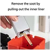 Butt Disposal Box Smell Proof Compact Ash Tray with Carabiner for Outdoor Travel