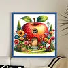 Gnome Hut-Partial 11CT Stamped Cross Stitch Bead Embroidery 36*36cm/14.17*14.17in tapestrymarket