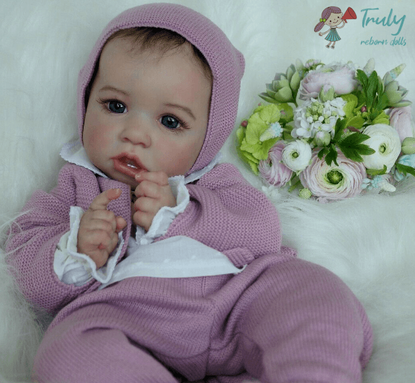 Silicone 12'' Realistic Soft Touch Toddler Dolls That Look Real Reborn Baby Girl Doll Open Eyes Paisley 2023 -Creativegiftss® - [product_tag] Creativegiftss®
