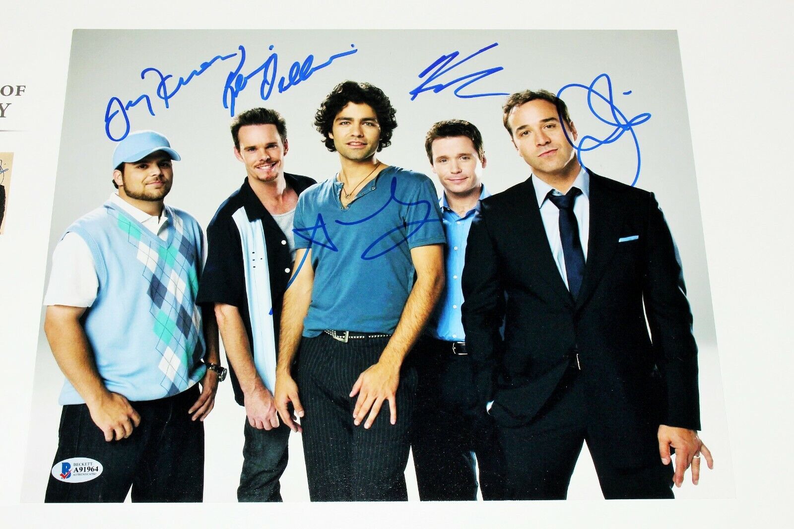 ENTOURAGE CAST SIGNED 11x14 Photo Poster painting x5 BECKETT COA ARI GOLD VINNY CHASE BOYS DRAMA