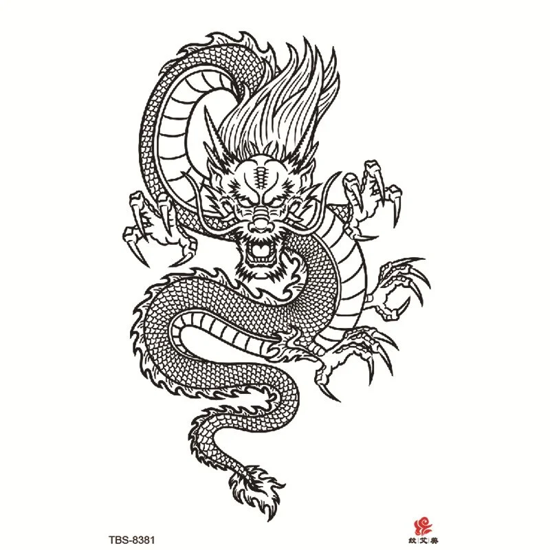 Sdrawing Temporary Tattoo Sticker Forest Lion Tiger Flash Tattoos Women Skeleton Skull Bodi Art Arm Fake Tatoo Men Body Woman