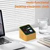 Smart WiFi Weather Forecast Station Clock with Temperature Humidity Display Date Weather Digital Clock Station for Kitchen Bathroom Office Bedroom Home
