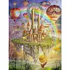 Castle Full Stamped Cross Stitch 11CT 3-Strand Large Size 50x67cm