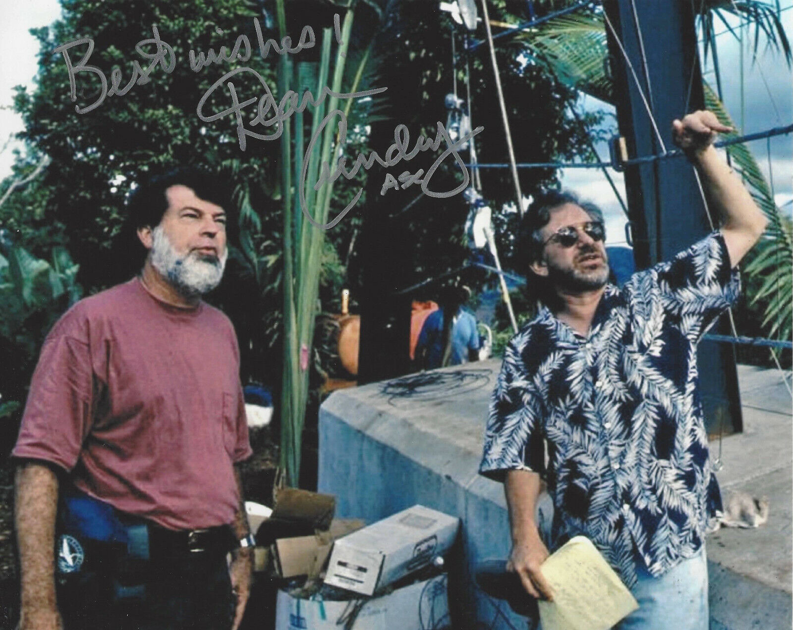 DEAN CUNDEY - JURASSIC PARK - CINEMATOGRAPHER SIGNED 8x10 MOVIE Photo Poster painting w/COA