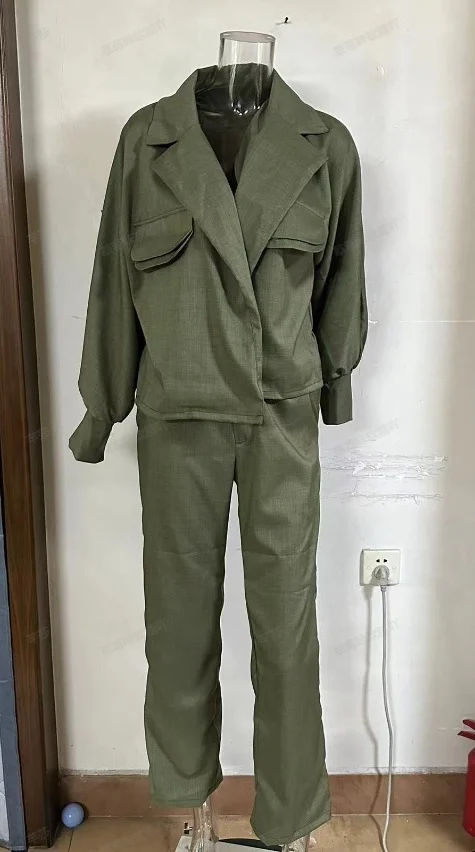 Toloer Toloer 2023 New Casual Advanced Temperament Versatile Lapel Simple Suit Pants-Outfit Ideas