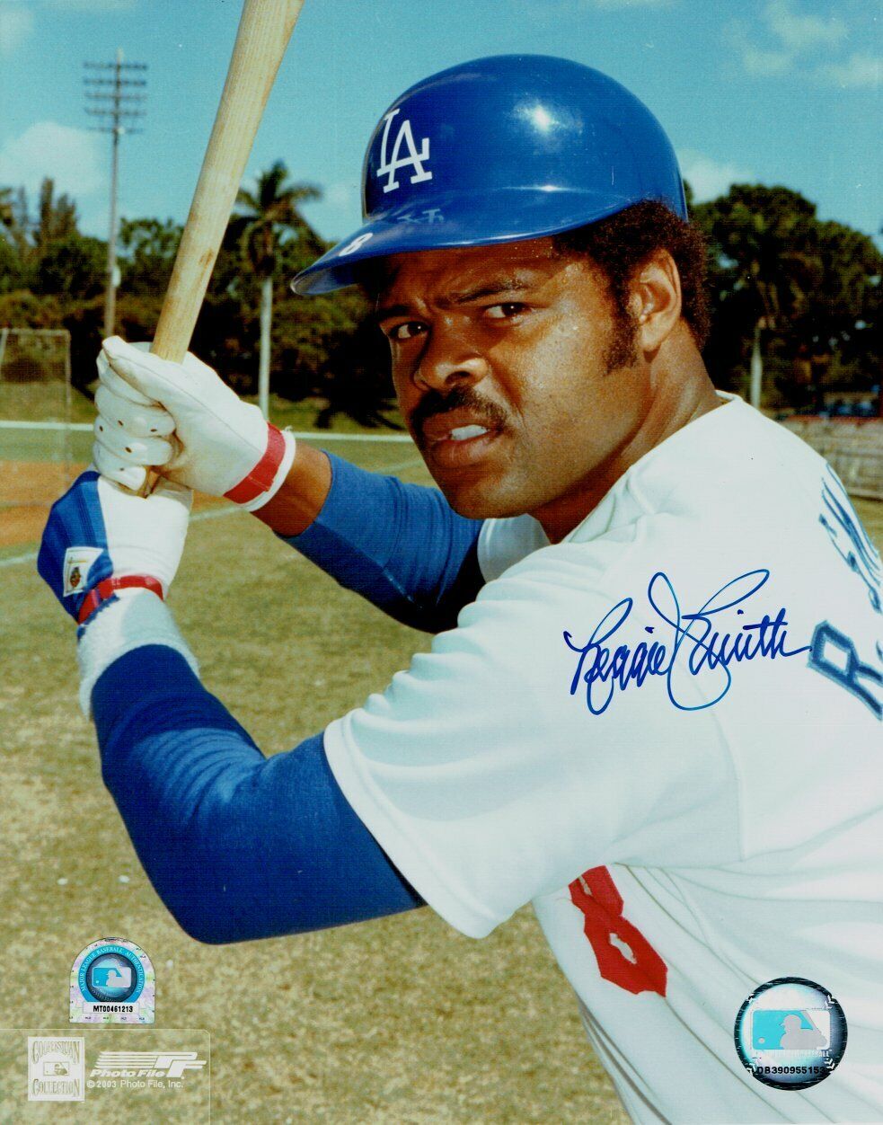 Reggie Smith Hand Signed 8x10 Photo Poster painting Dodgers 30HR Member MLB Holo