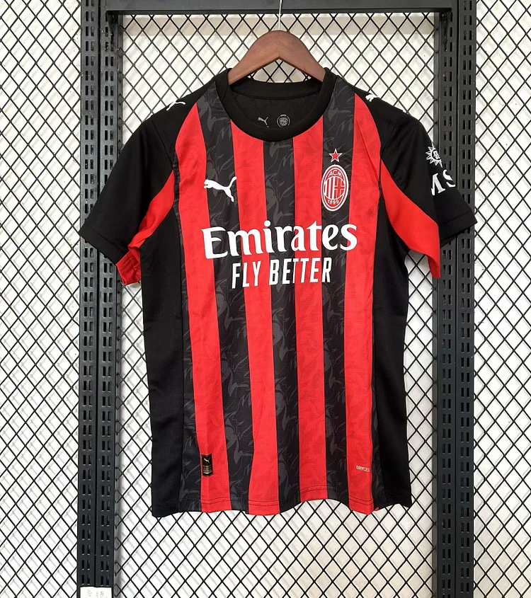2025-26 New Season - AC Milan Home - Jersey - Fan Edition