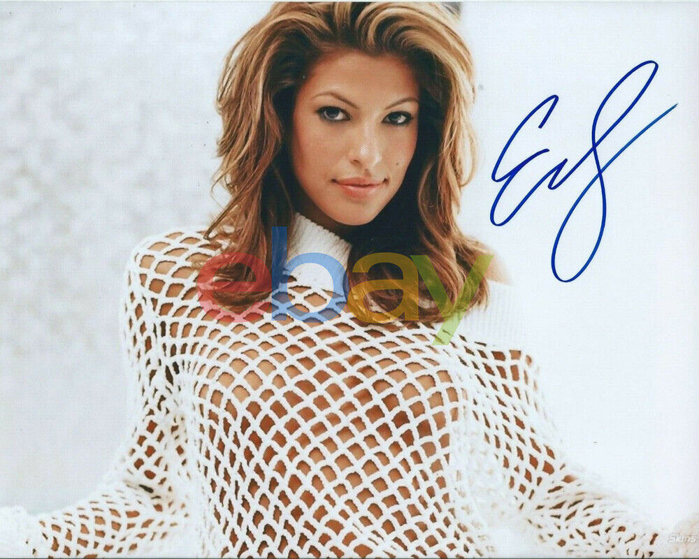 Eva Mendes Autographed Signed 8x10 Photo Poster painting reprint