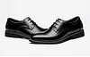 Flat Classic Men Dress Shoes Genuine Leather Wingtip Carved Italian Formal Oxford Shoes