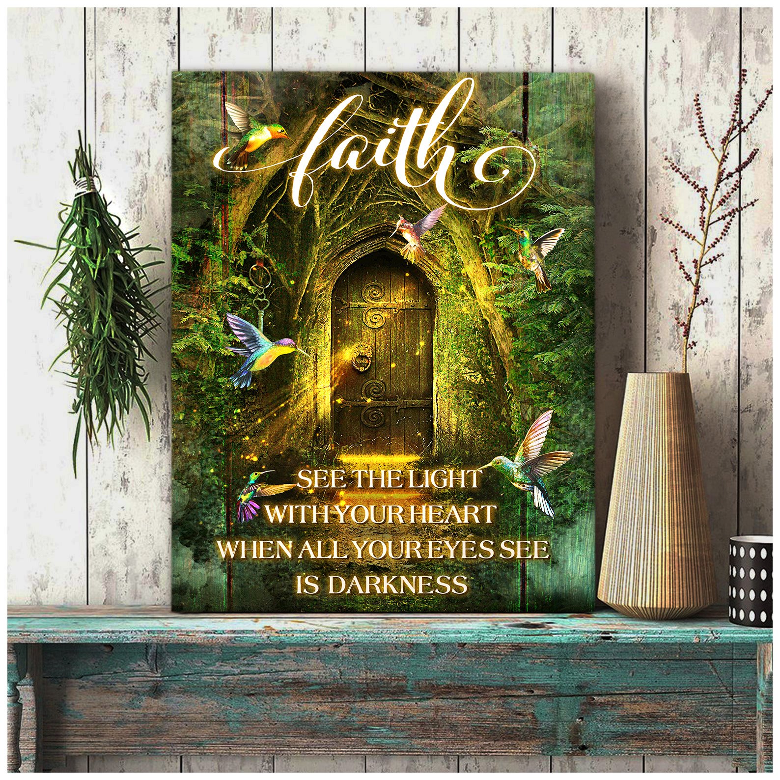 See The Light Canvas Wall Art