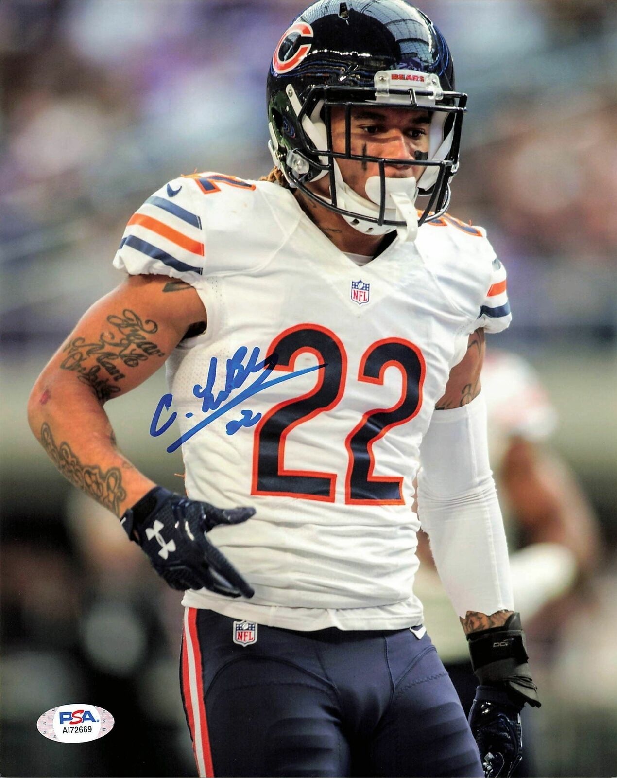 Cre'Von LeBlanc Signed 8x10 Photo Poster painting PSA/DNA Chicago Bears Autographed