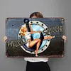 [Big Size]Pin Up Navy Sailor - Vintage Metal Signs - 30*40cm
