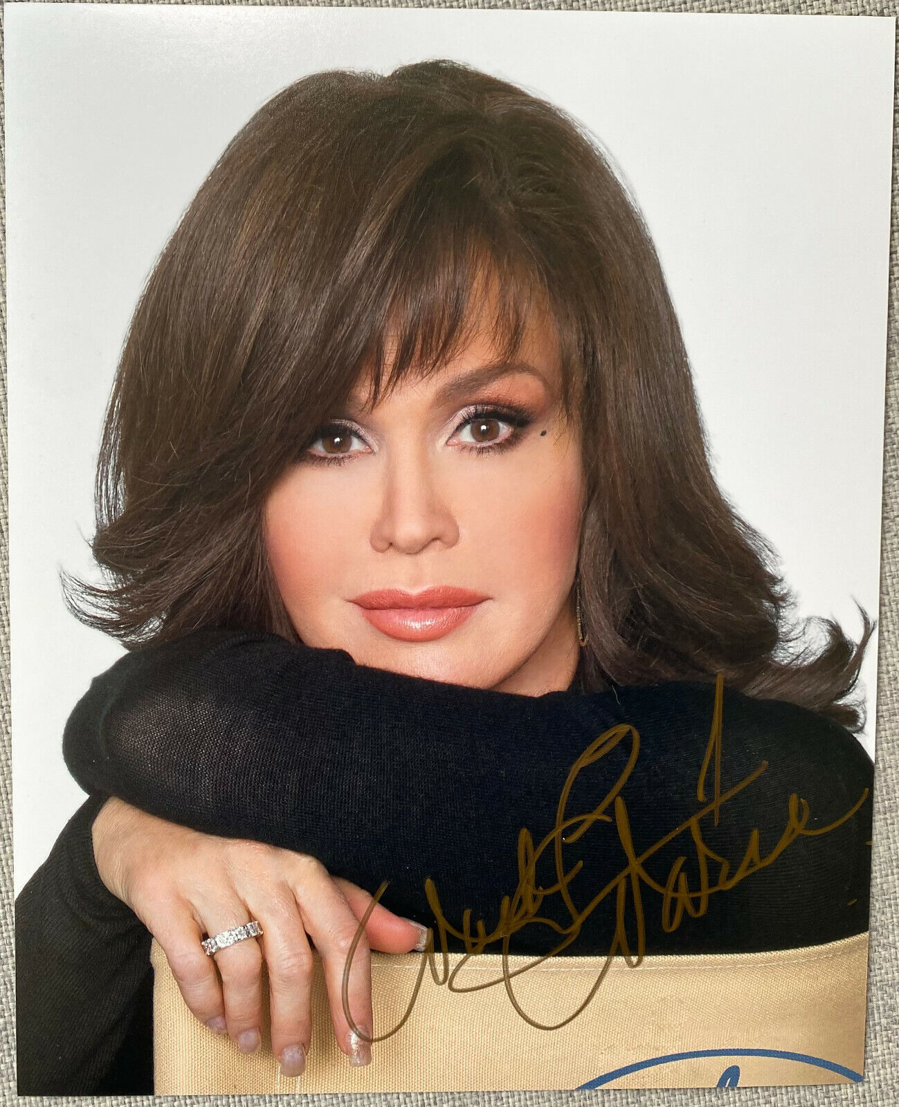 Marie Osmond Signed In-Person 8x10 Color Photo Poster painting - Authentic