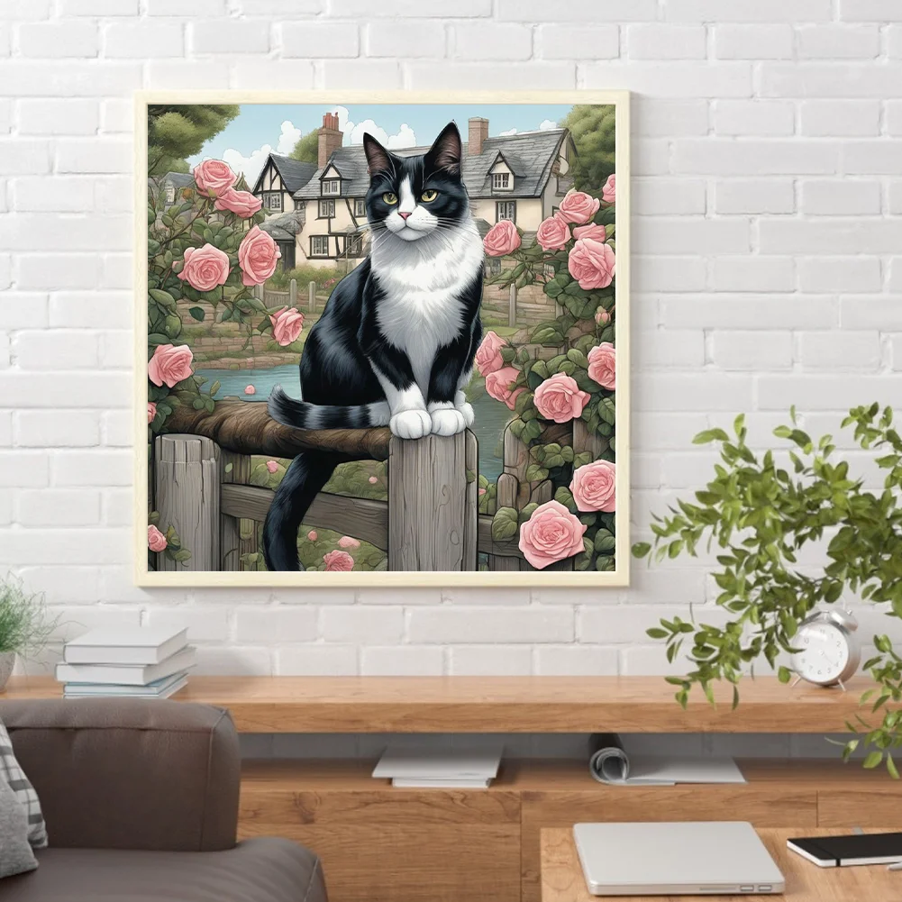 Diamond Painting - Full Round Drill - Cats(Canvas|30*30cm)
