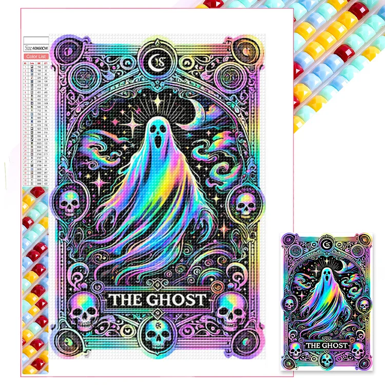 Ghost 40*60CM (Canvas) Full Square Drill Diamond Painting gbfke