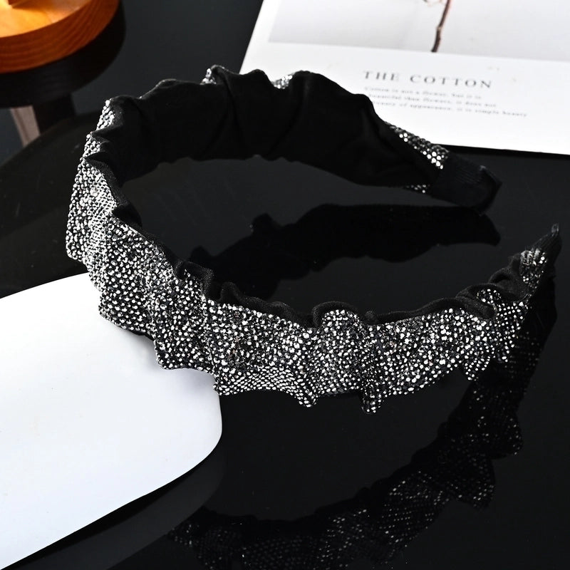 Retro Geometric Rhinestone Hair Band 1 Piece