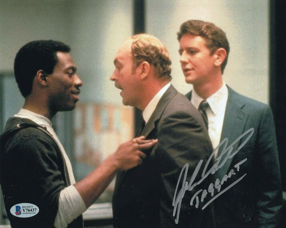 John Ashton Beverly Hills Cop Taggart Signed 8x10 Photo Poster painting w/Beckett Y76437