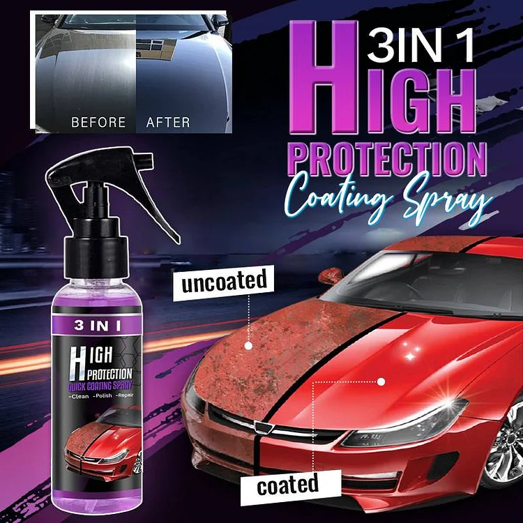 ?BUY 2 GET 1 FREE?3 in 1 High Protection Quick Car Coating Spray