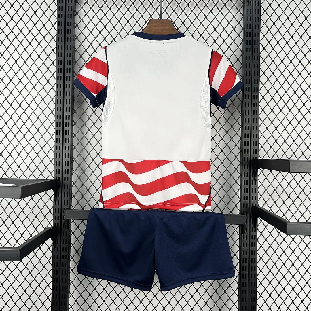 2026 America US United States Home Kids Kit Football Shirt Thai Quality