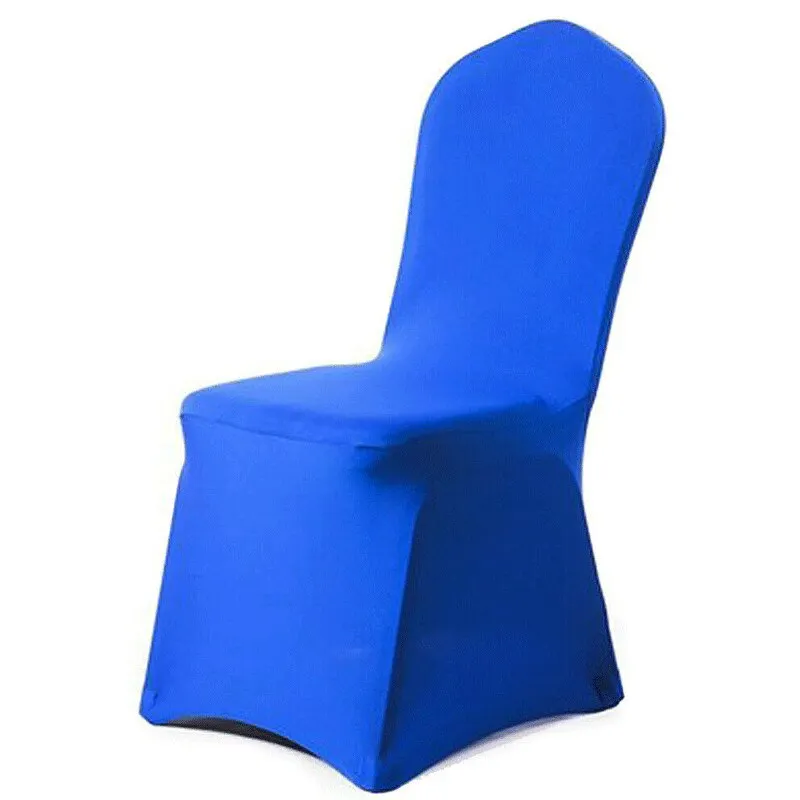 Spandex Chair Cover Solid Anti-slip Cover Stretch Wedding Banquet Party Elastic Slipcover Modern Kitchen Seat Case Chair Covers