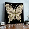 (30x30cm)Butterfly DIY Pearl Painting Art With Inner Frame Handmade Pearl Material Art Kit Living Room Decor