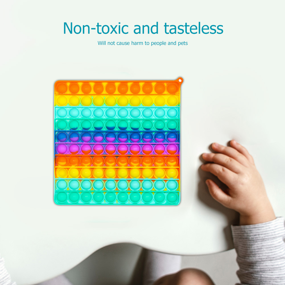 

Rainbow Square - Pop It Fidget Toy, Multicolor, 501 Original